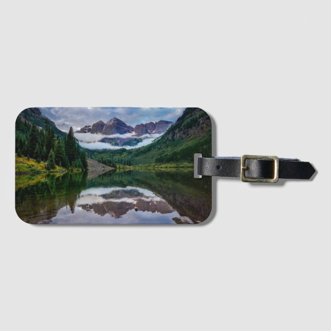 Maroon Bells Luggage Tag (Front Horizontal)