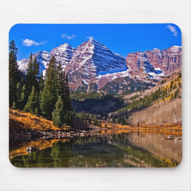 Maroon Bells Mouse Mat (Front)