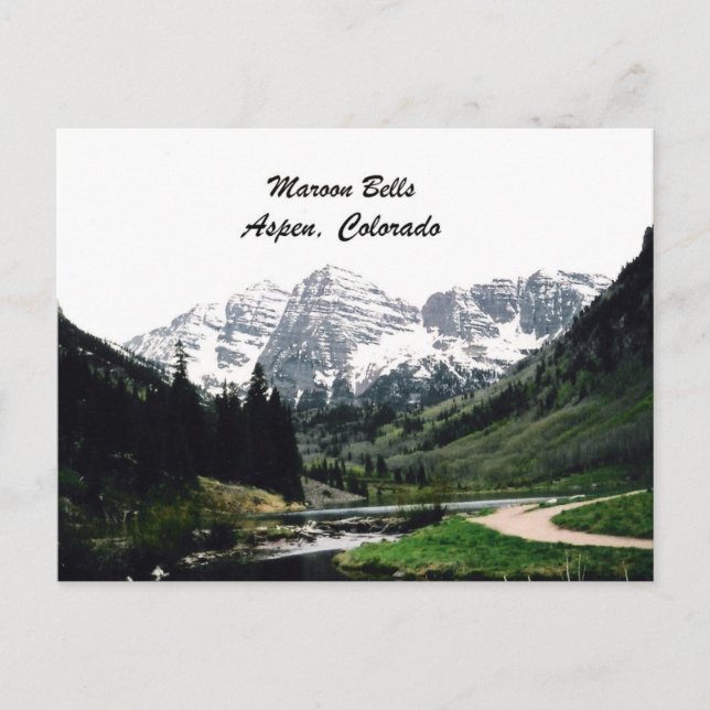 Maroon Bells Postcard (Front)