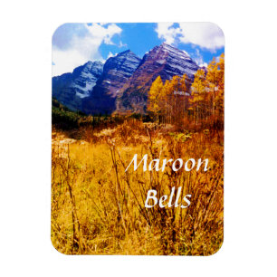 Maroon Bells Travel Template Magnet