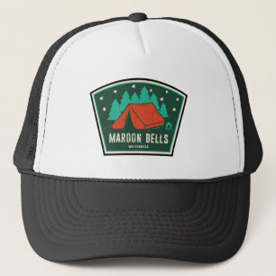 Maroon Bells Wilderness Camping Trucker Hat