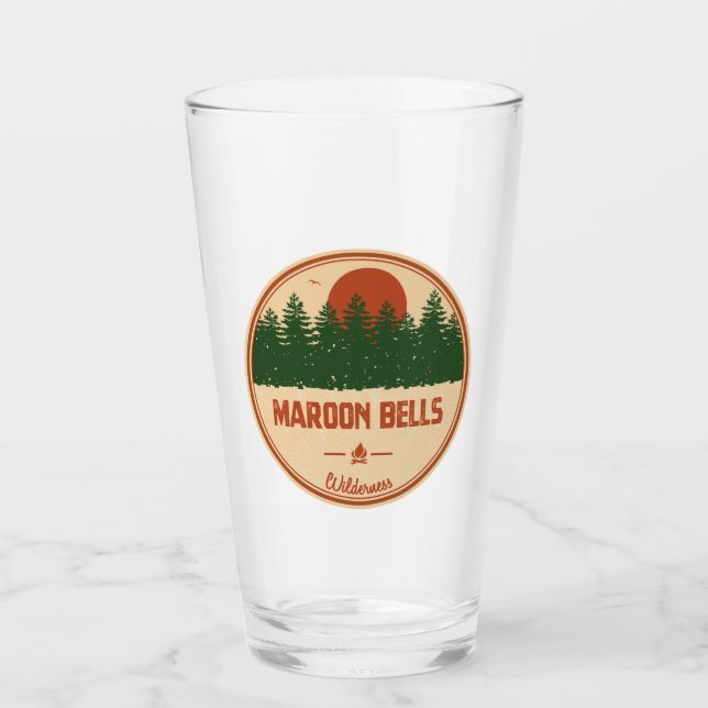 Maroon Bells Wilderness - Colorado  Glass (Front)