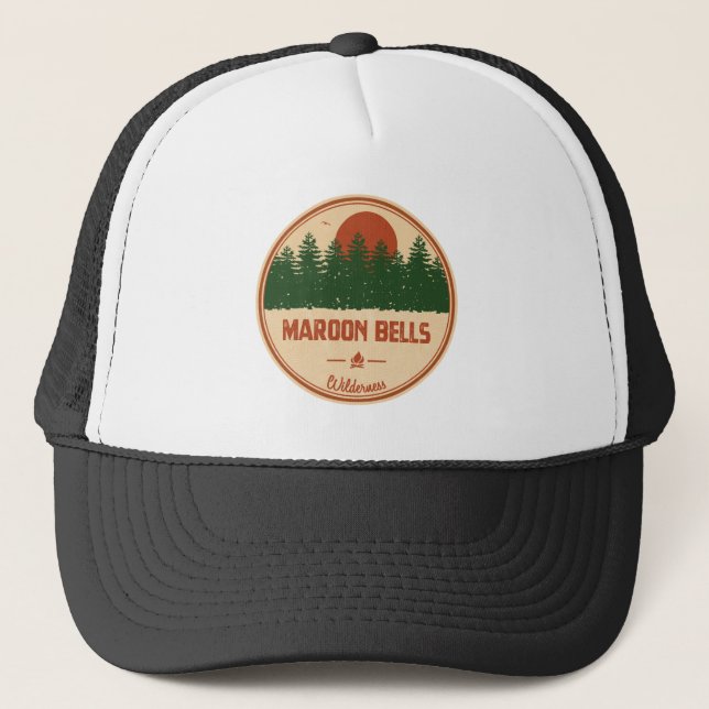 Maroon Bells Wilderness Trucker Hat (Front)