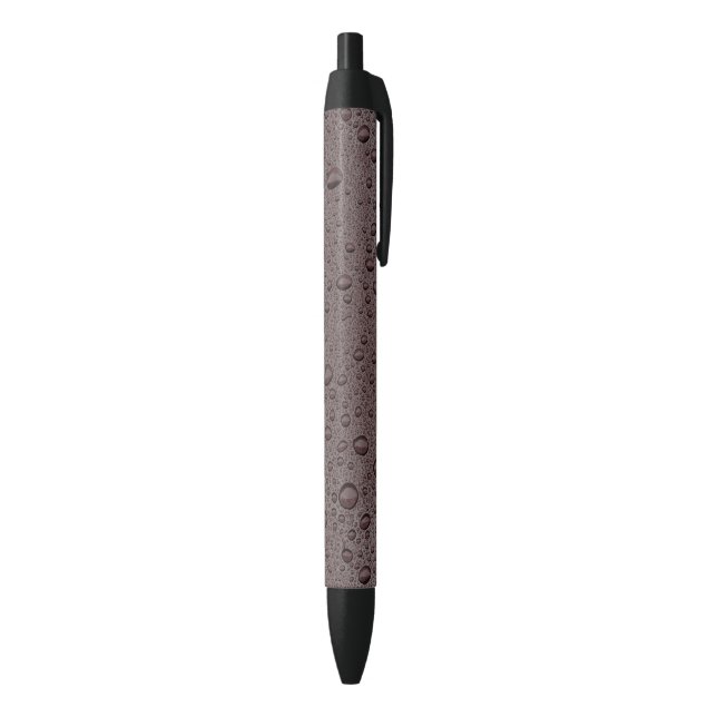 Maroon brown water droplets black ink pen (Bottom (Vertical))