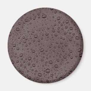 Maroon brown water droplets magnet