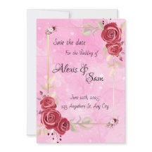 Maroon colour theme with pink