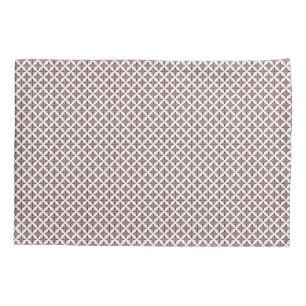Maroon Double sided Single Pillowcase dorm decor