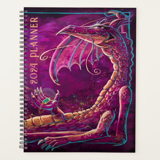 Maroon Dragon Planner (Front)