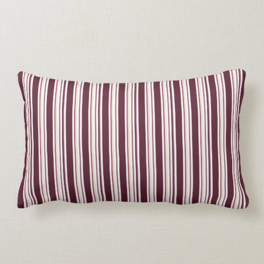 maroon lumbar pillow