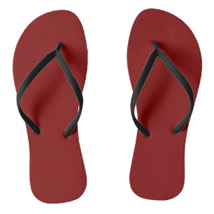 Maroon Flip Flops
