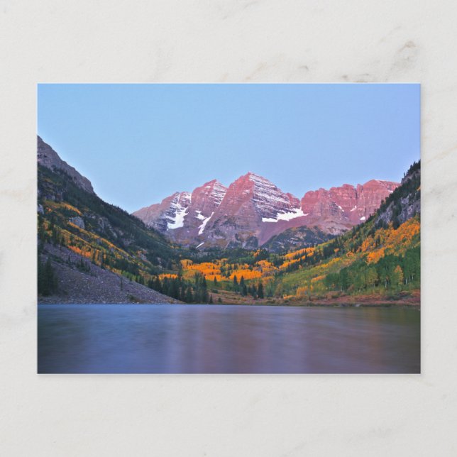 Maroon Glow Postcard (Front)