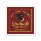 Maroon Gold Graduate Custom 2025 Graduation Party
