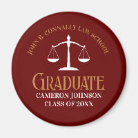 Maroon Gold Law School Graduation Keepsake