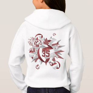 maroon gray volleyballs stars girls jersey number