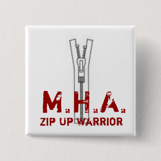 Maroon Hoodie Army Square Pin