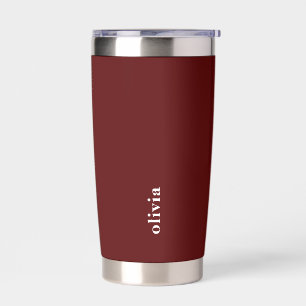 Maroon Insulated Tumbler with Custom Brand Text