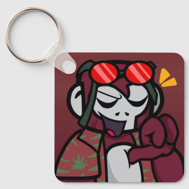 Maroon keychain (Front)