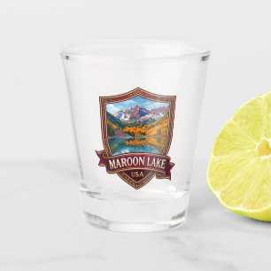 Maroon Lake USA Shot Glass