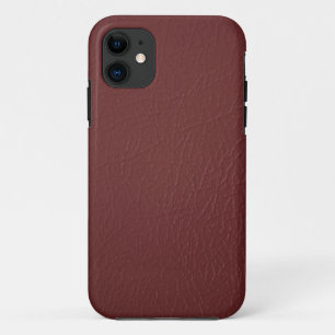 Maroon Leather Look iPhone 5 case