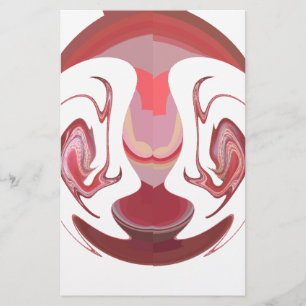 Maroon Majesty: Rustic Radiance Textured African Stationery