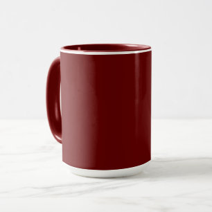 Maroon-maroon simply elegant  mug