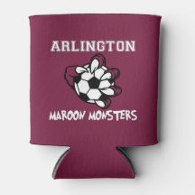 Maroon Monsters Can Cooler