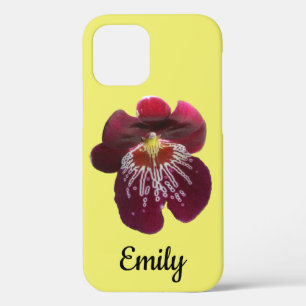 Maroon Orchids II iPhone 12 Case