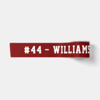 Maroon Personalised Name and Number Homecoming