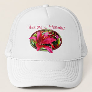 Maroon popout Lily cap- customise it Trucker Hat