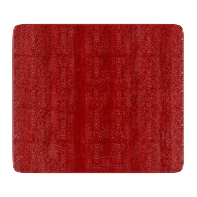 Maroon Red Bamboo Wood Grain Look Cutting Board (Front)