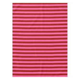 Maroon Red Pink Stripes Design  Tablecloth