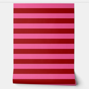 Maroon Red Pink Stripes Design  Wallpaper