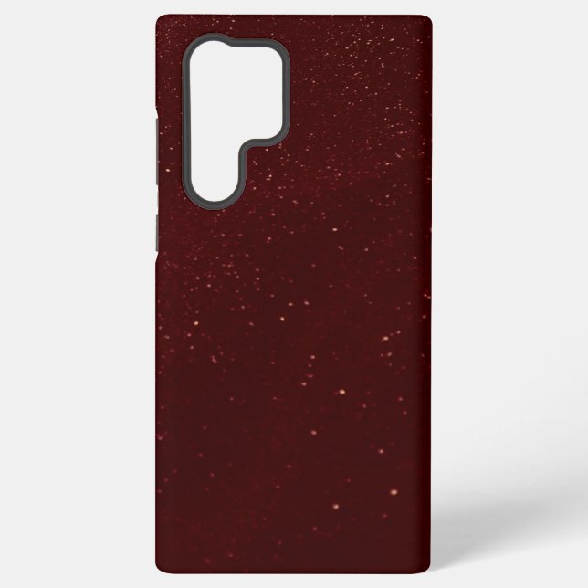 Maroon Sand Samsung Galaxy S22 Ultra Case (Back)