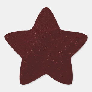 Maroon Sand Star Sticker