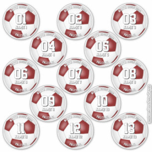 maroon soccer team colors gifts for 13 players