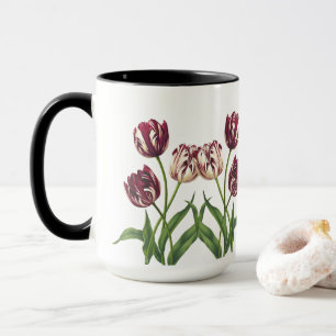 Maroon Tulips Mug
