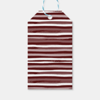 Maroon & White Congratulations Tag Set