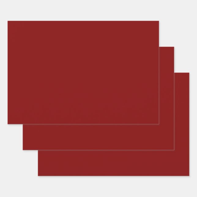 Maroon Wrapping Paper Sheet (Set)