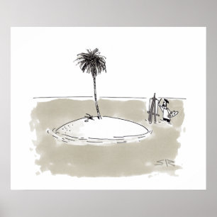 Marooned Painter gloss poster