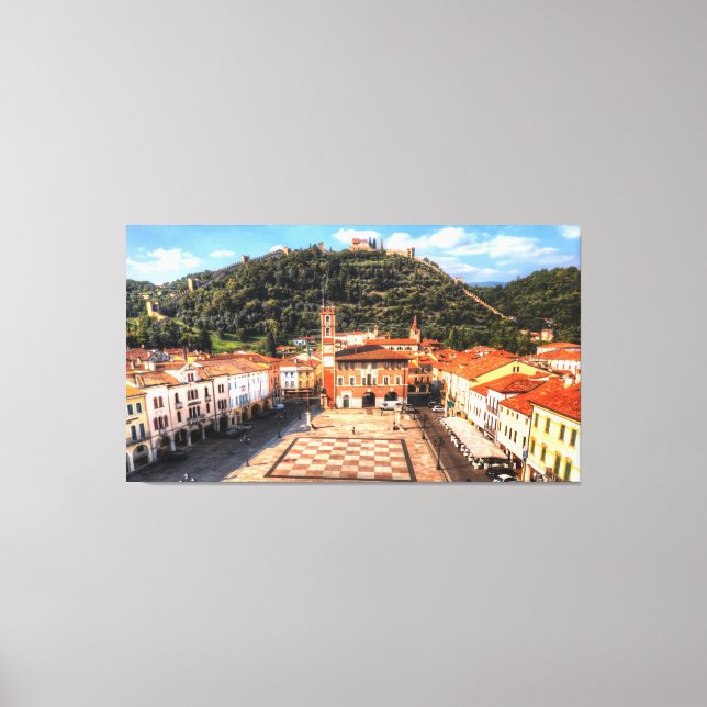 Marostica, Italy. Canvas Print (Front)