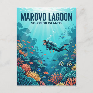 Marovo Lagoon Solomon Islands Postcard