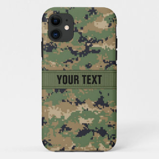 MarPat Digital Woodland Camo #2 Personalised iPhone 11 Case