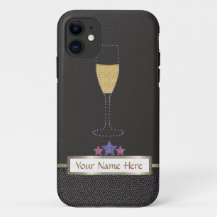Marquee and champagne black  "Barely There" iPhone 11 Case