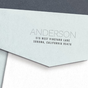 Marquee Lights Return Address Self-inking Stamp