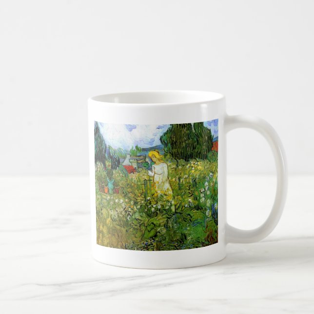 Marquerite Gachet in the Garden, Vincent van Gogh. Coffee Mug (Right)