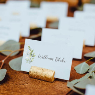 Marques squares Wedding theme Eucalyptus, Champêtr