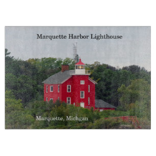 Marquette Harbour Lighthouse cutting board