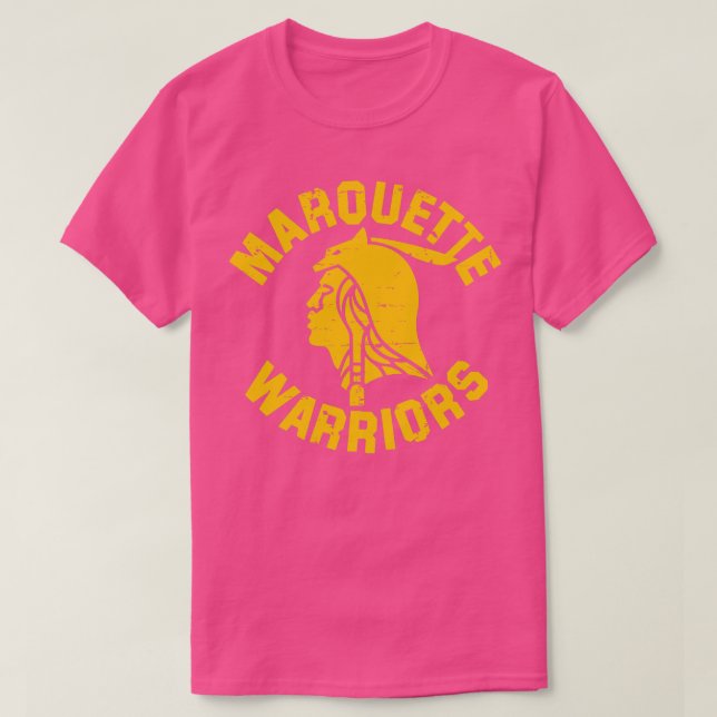 Marquette Warriors Gold TShirt (Design Front)