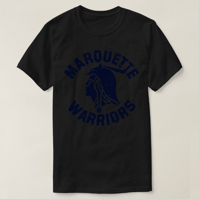 Marquette Warriors Navy T-Shirt (Design Front)