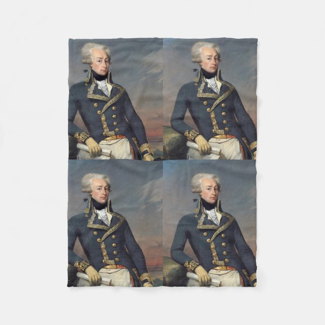 Marquis de Lafayette Blanket (Front)